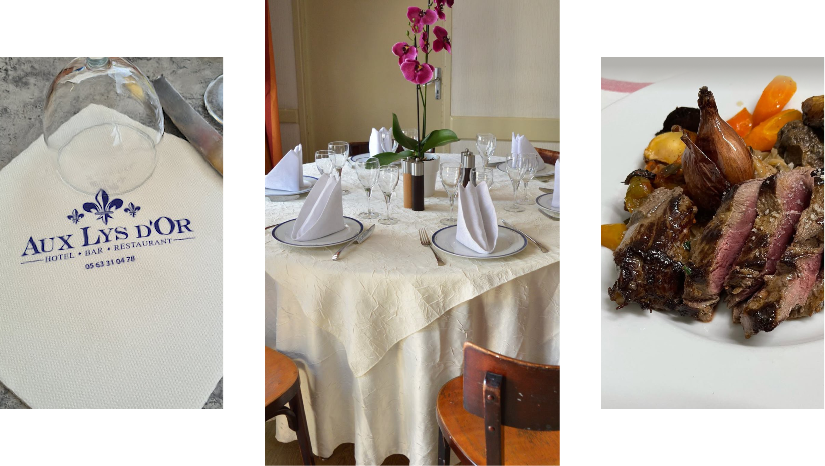 Aux Lys D'Or - restaurant CAYRAC - restaurant caussade - restaurant gastronomique caussade - restaurant a caussade - meilleur restaurant REALVILLE